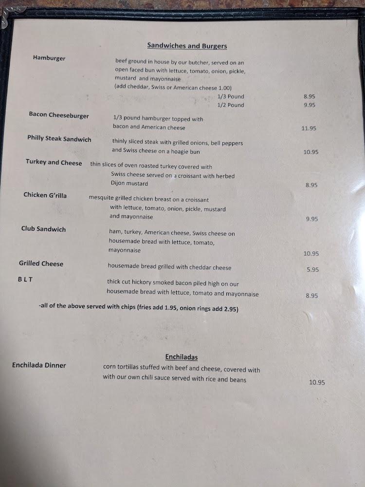 Triple C Steakhouse Menu image 4